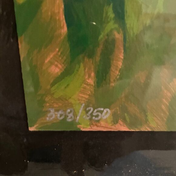 "Une Rose dans les Cheveux" by Del Signore Littorio Serigraph - Picture 4 of 7